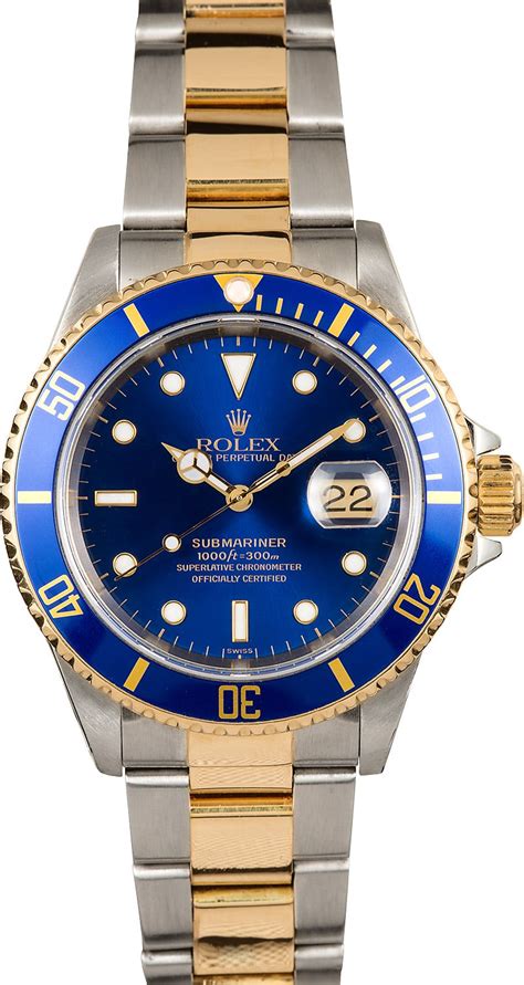 blue face submariner Rolex